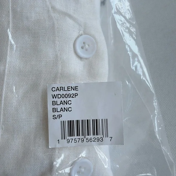 NWT Buffalo David Bitton Carlene Women's Button-Down Midi Dress with Waist Tie - Picture 4 of 8